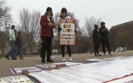 Persistent protesters continue their gun violence fight